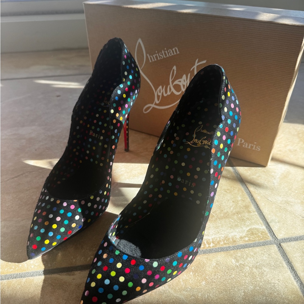 Christian Louboutin Multicolor Polka Dot Women's Shoes